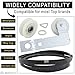 Seentech 279640 & W10837240 & 661570 Dryer Idler Pulley Kit and Dryer Drum Belt – Compatible with Whirlpool May-tag Kenmore Dryers – Replaces: 661570VP 661570V PS11726337 W10547290