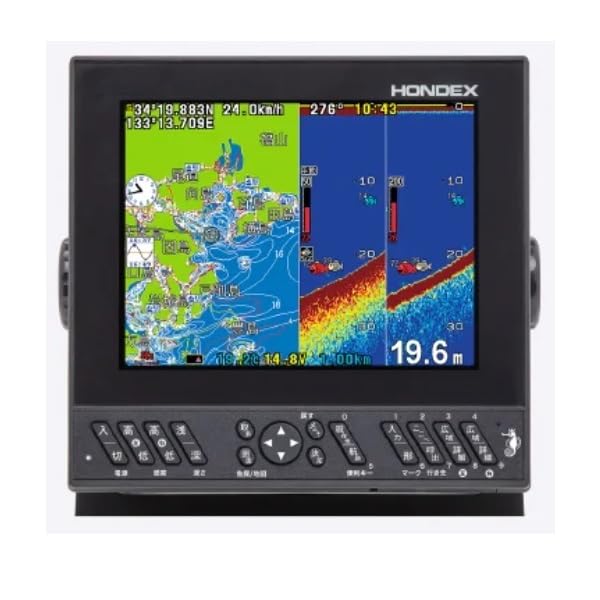 Amazon | ホンデックス 魚探 HE-8S2 8.4型液晶プロッターデジタル魚探  
