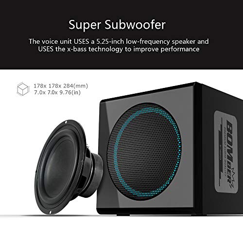 ineo Wooden 2.1 Gaming/PC Speakers with Subwoofers and Individual Control Box (W301)