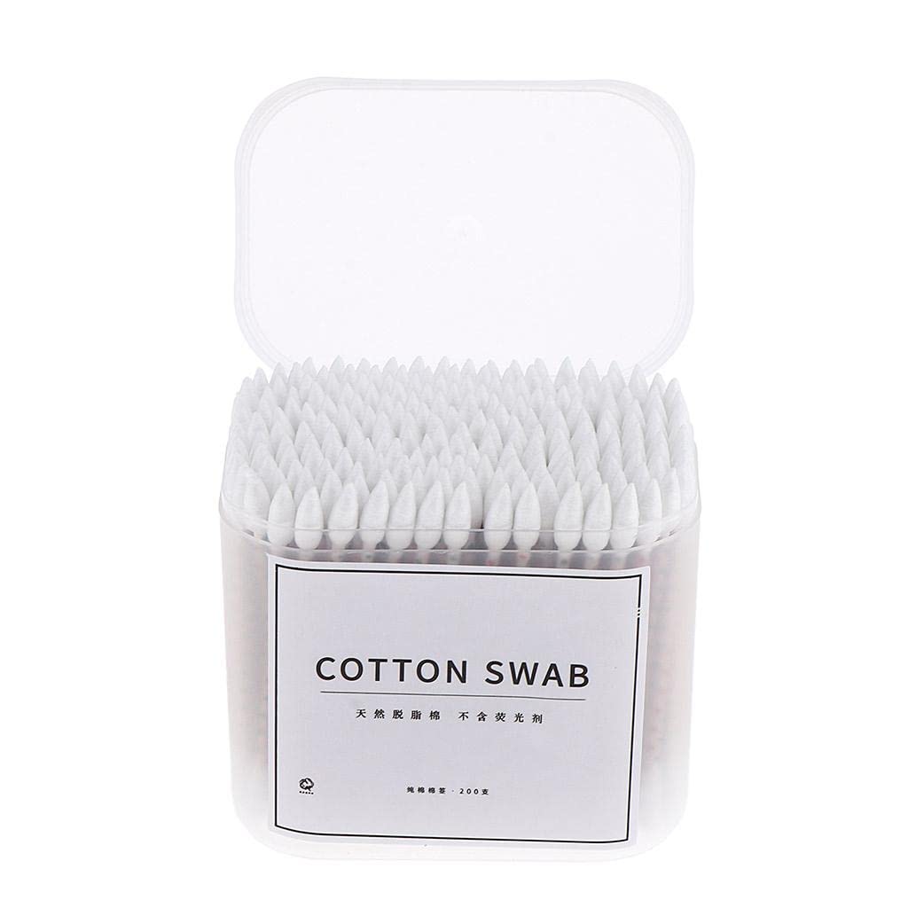 200x cosmetic cotton swabs cleaning pads makeup applicator tools 77 x 6 mm