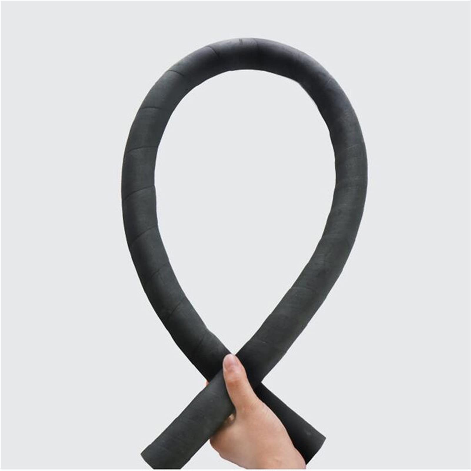 Cqinju-Tubo Flexible de PVC 1M de alta presión del tubo de agua del tubo de 16 mm de goma de alta temperatura resistente al vacío motocicleta del coche camión de Van Fuel Oil Tubería Manguera Negro, A