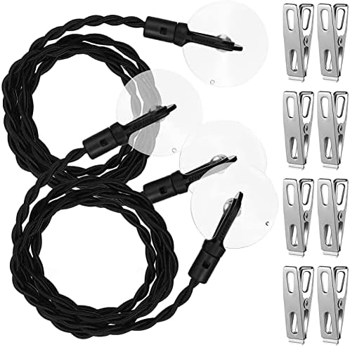 6-Pack Portable Travel Clothesline – 16.4 Ft Adjustable Nylon Drying Rope With Hooks For Indoor, Outdoor & Camping - View #12