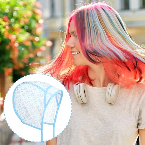 6pcs highlights hair color kit with 2pcs coloring caps 2 spatula with crochet hook 2 hairs dye brush hairs highlighting kit styling tools for salon dyeing hairdressing and diy dyeing hair