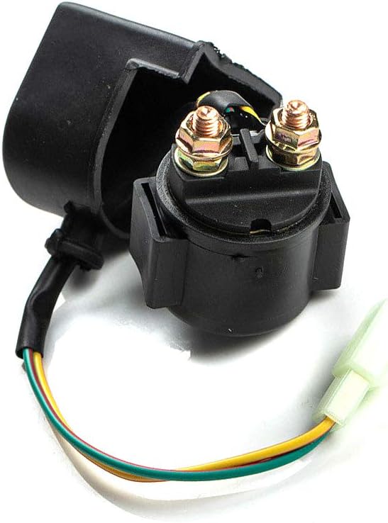 Solenoid Starter Relay for Chinese Made 50cc 70cc 90cc 100cc 110cc 125cc ATV,Dirt Bike,GO-Kart,Pochet Bike,Chopper,Scooter