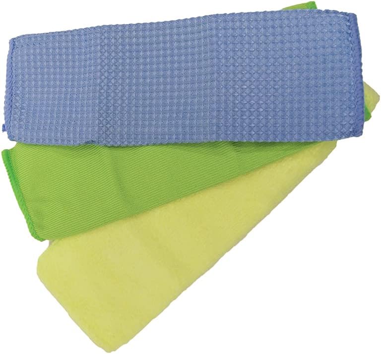 Treasure Gurus Microfiber Car Detailing Supply Kit Vehicle Cleaning Wash Wax Polish Buff Cloths Sponge Set