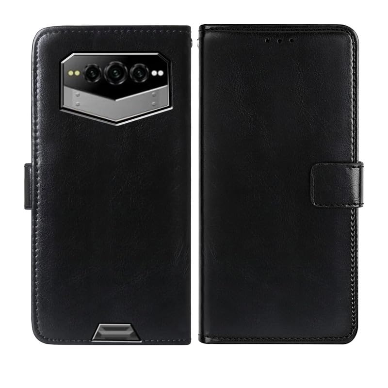 Coque Doogee V Max Plus protection intégrale étui rabat noir