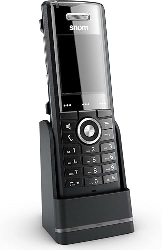 Miniatura 5 de Snom M65 Professional DECT Mobilteil (250 Stunden Standby, 2 pulgadas 176 x 220 Pixel TFT, SW OTA Upgrade, Vibrationsalarm, Gürtelclip, beleuchtete