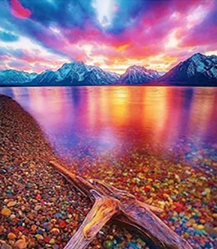 Peinture au diamant 5D kit complet 30x40 cm pour débuter facilement le point de croix