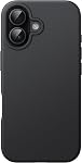 JETech Boîtier en silicone liquide pour iPhone 16 Clapet de téléphone de 6,1 pouces, doux et soyeux, protection anti-choc anti-rayure avec doublure en microfibre (Ultramarine)