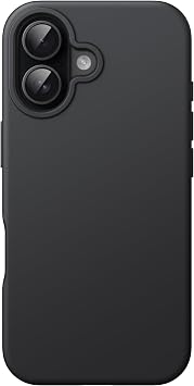 JETech Silicone Case for iPhone 16, Black
