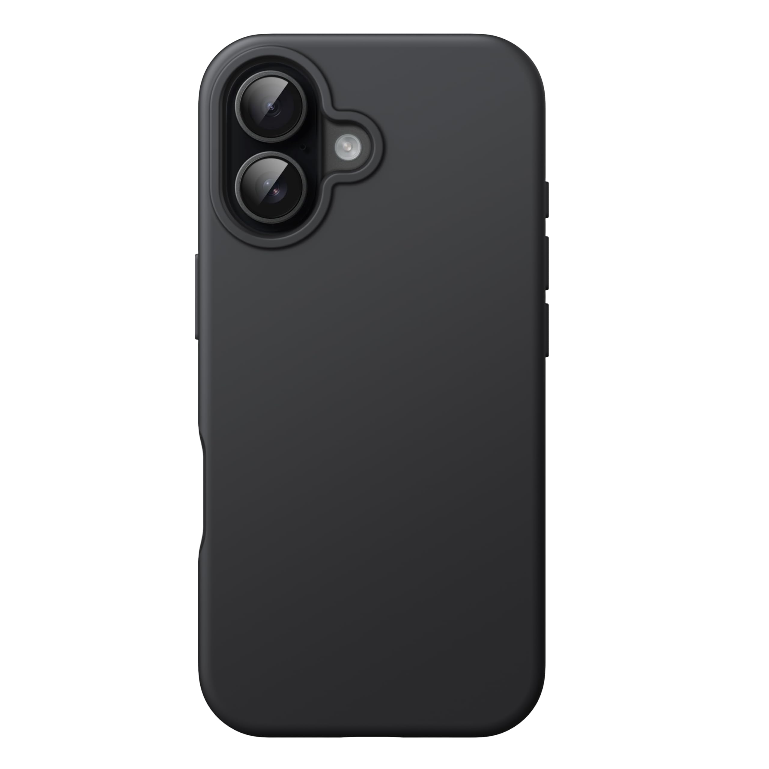 JETech Liquid Silicone Case for iPhone 16 6.1-Inch, Silky Soft Touch Full-Body Protective Phone Case, Anti-Scratch Shockproof Cover with Microfiber Lining (Black)