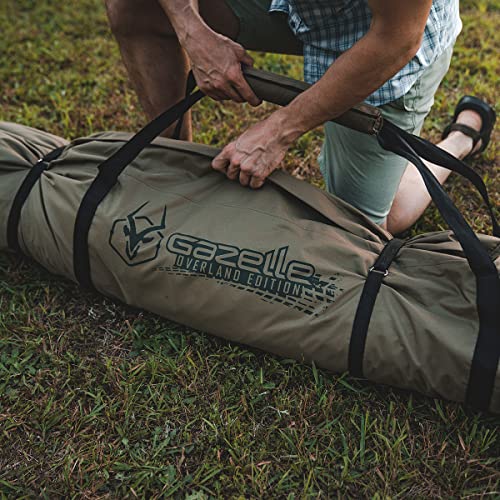 Gazelle T4 Overland Edition GT401GR Pop-Up Portable Camping Hub Tent, Easy Instant Set up in 90 Seconds, Alpine Green/Moss, 4-Person, Family, Overlanding - Image 5