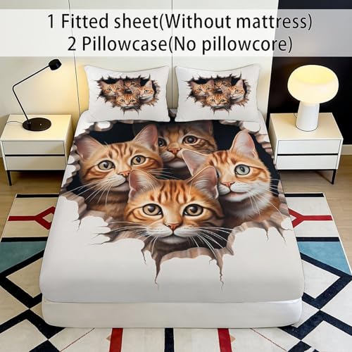 Drap housse chat antidérapant et lavable en microfibre douce