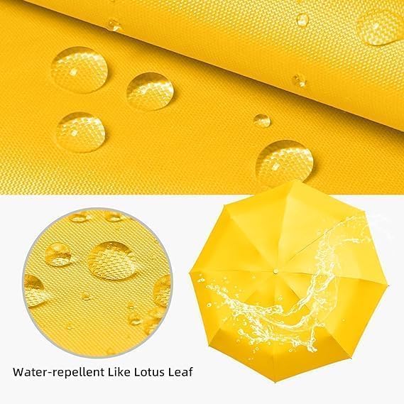 Image of SNKR ESSENTIALS Mini Umbrella with Case for Men & Women (Manual Open) Compact Travelling Umbrella, Polyester & UV Protection Fabric for Summer Use in Rain & Summer- 6 Frame