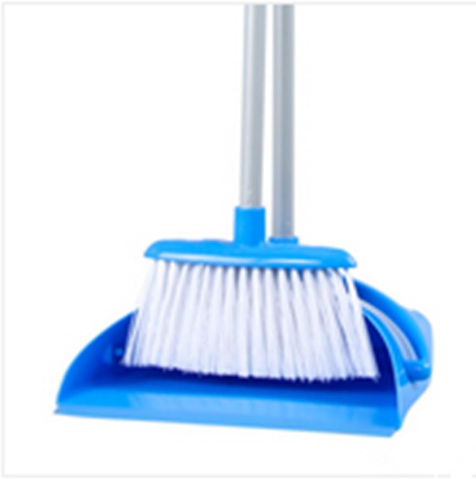 broom and dustpan set folding cleaning tool ,Blue suit