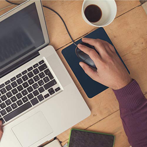 OSALADI 2 peças de mouse pads de couro à prova d 'água antiderrapante tapete de mouse pad dupla fac