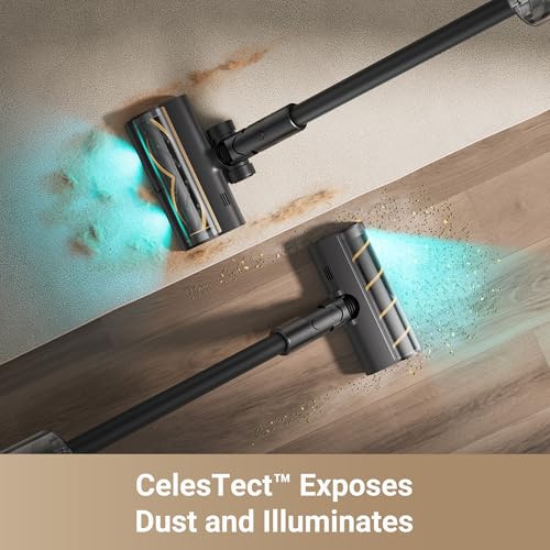 Image of DREAME Z30 Cordless Vacuum Cleaner, 310AW 90 Mins Powerful Suction Stick Vacuum for Home Hard Floor Carpet Pet Hair, Smart Lightweight Rechargeable Battery Vacuum