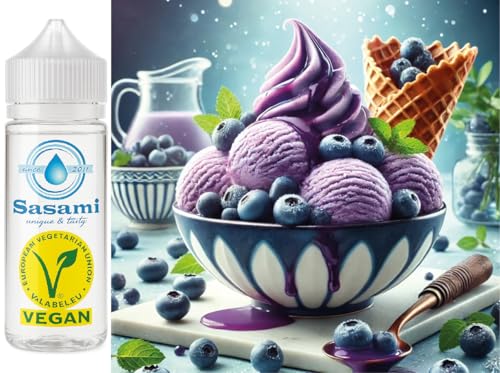 Arôme concentré Glace à la myrtille Sasami DIY 100 ml pour e-liquide vegan