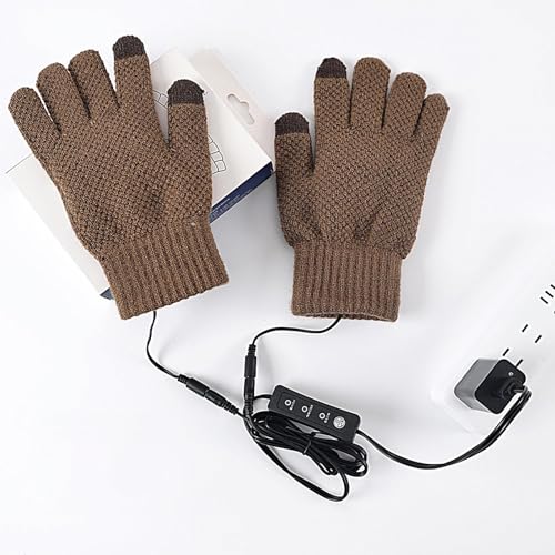 Guantes térmicos motocicleta calefactables USB unisex 7