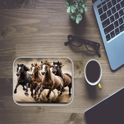 Image of Shivor Mouse Pad 260x210x3mm | Gaming Mouse Mat for Laptop | Compatible with Laser and Optical Mice | Smooth Printed Surface Design | Heat Resistant Non Slip Rubber Base | Brown and Black