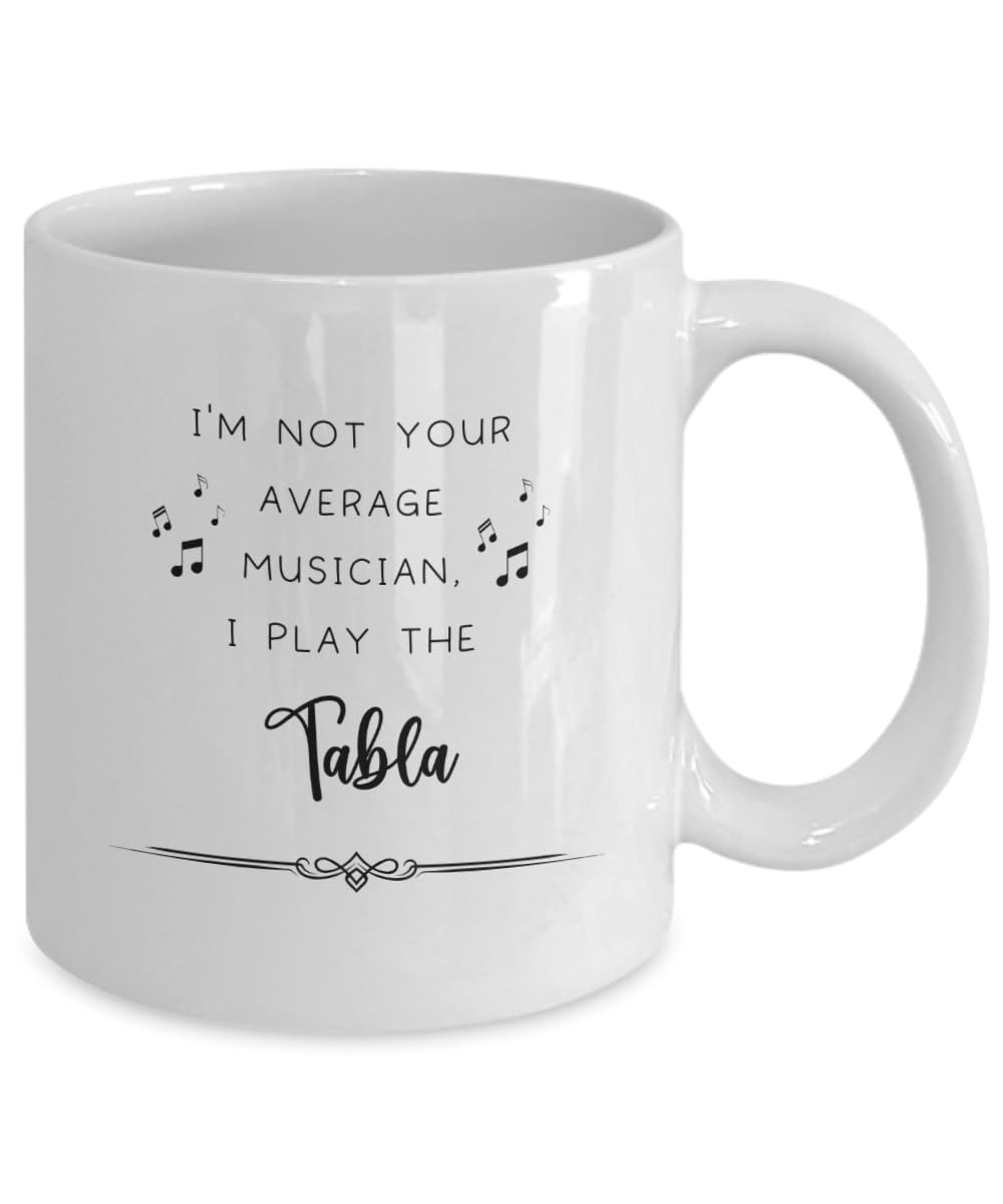 Tabla Coffee Mug, Gifts for Best Musician Ever, Gift for Tabla Player, Christmas, Birthday, Event Present