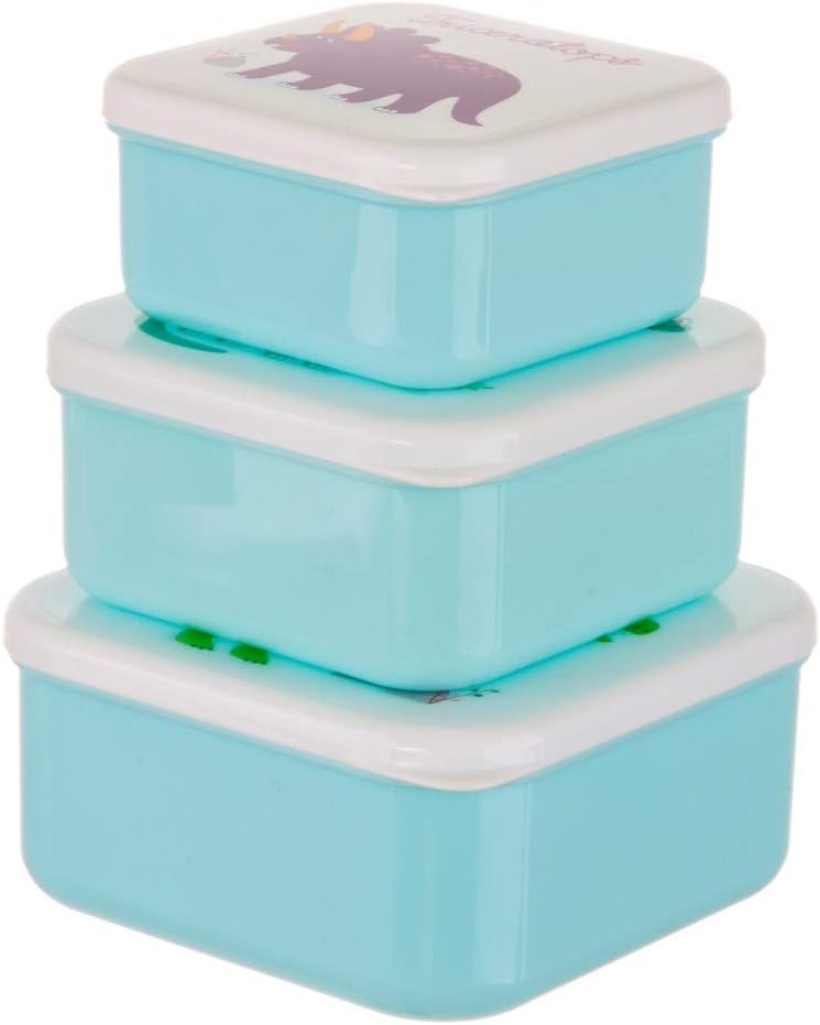 Sass & Belle Dinosaur Lunch Box Set, Multi-Colour, Single