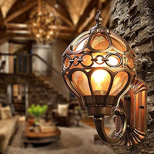 Applique da parete Paris Lanterna elegante d'oro