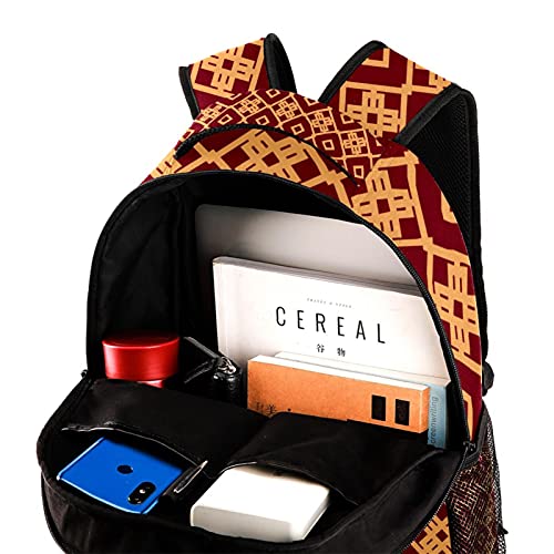 Sacs d'école durables avec motif géométrique jaune de qualité