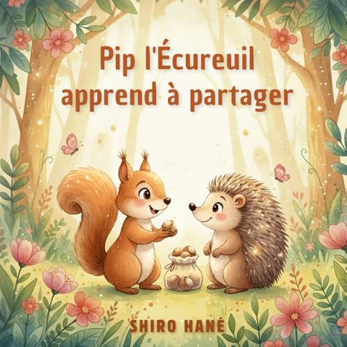 Pip l'écureuil apprend à partager: Livre pour enfants sur le partage et la générosité : Histoire courte du soir pour développer l'empathie pour les 3-7 ans