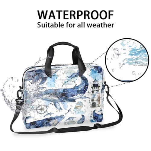 Maletín para laptop 13-16 pulgadas impermeable diseño acuarela miniatura 2
