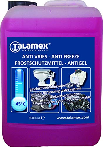 Talamex Antivries voor drinkwatersystemen, koelwatersystemen en motorsystemen op boten - 5 l