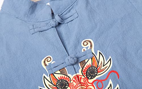 Image of Mud Kingdom Little Boy Girls Outfits Tang Style Chinese New Year Suit Traditional Sets