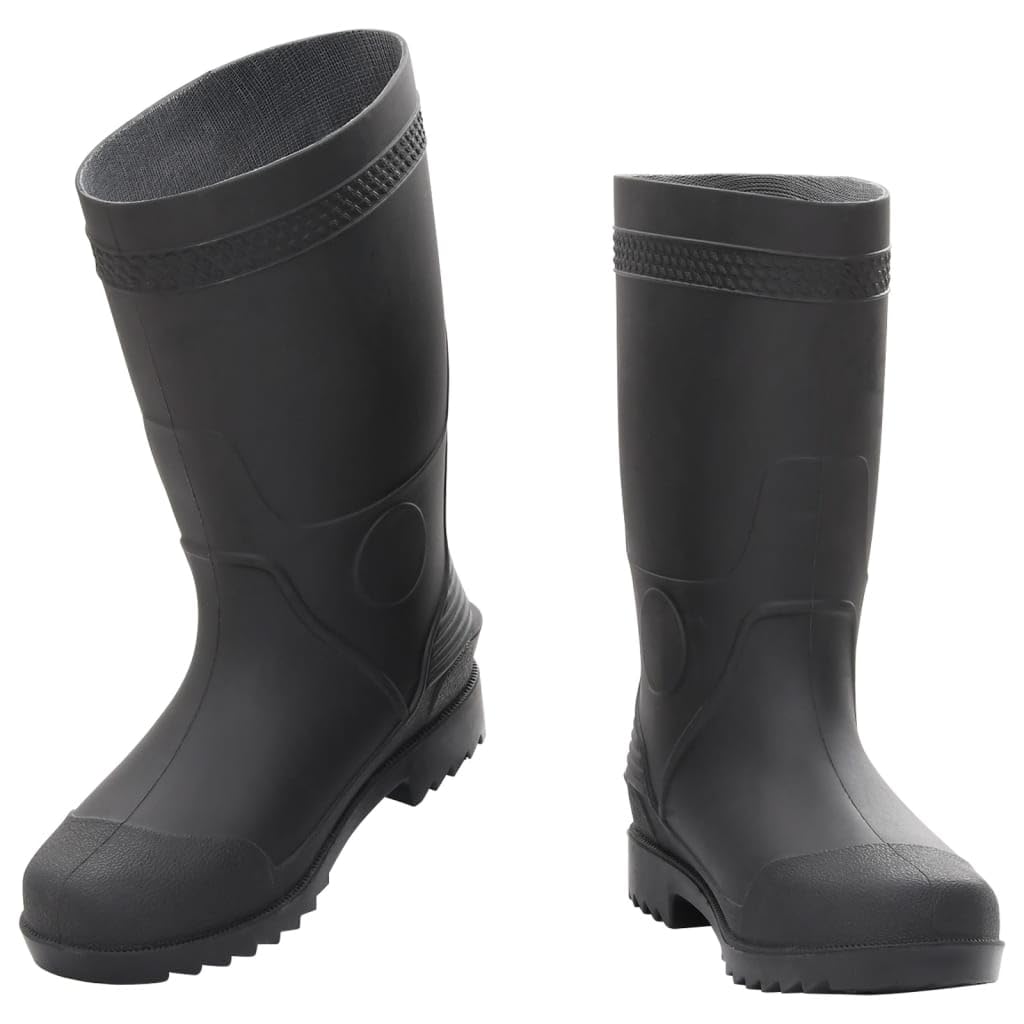 Cuissardes pour la chasse et la pêche confortables en PVC noir pointure 39