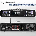 Pyle Wireless Bluetooth Home Stereo Amplifier - Hybrid Multi-Channel 3000 Watt Power Amplifier Home Audio Receiver System w/AM/FM Radio, MP3/USB,AUX,RCA Karaoke Mic in - Rack Mount, Remote - P3301BAT - Image 5
