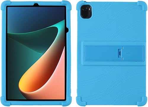 Vista 11 de Funda para Xiaomi Mi Pad 6 /MiPad 6 Pro 11 pulgadas 5G 2021, funda protectora de silicona ligera para niños para Mi Pad 6/6 Pro, color negro