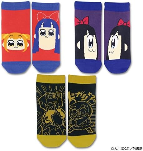 Amazon みんなのくじ ポプテピピック D賞 くつした 靴下 全3種 アニメ 萌えグッズ 通販