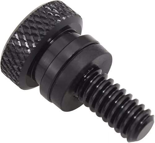 Miniatura 2 de Perno de asiento trasero de aluminio moleteado con bandera estadounidense 14-20 para Harley Davidson 1996-2023+. Hecho a medida en los Estados