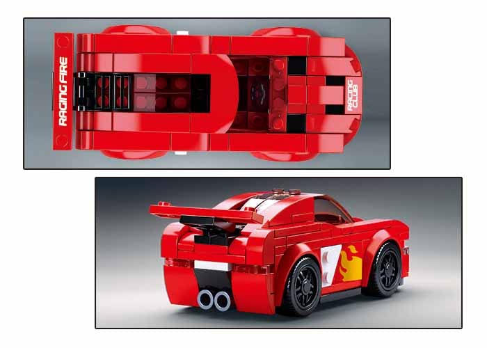 Sluban M38-B0633D Car Club-Bird 163 pieces - Image 3