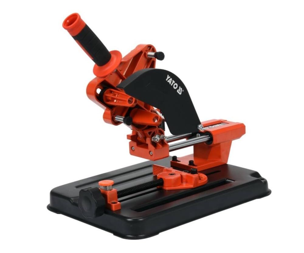 YATO Estándar para amoladora angular con conexión de corriente y función de corte en ángulo, 125 mm