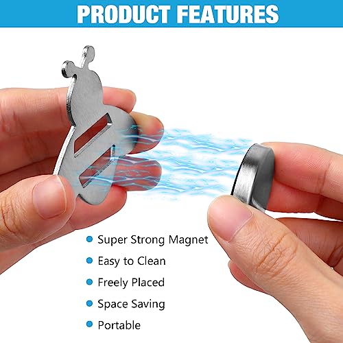YADIMI 8 Paar Tischdeckenbeschwerer, Tischtuchgewichte aus Edelstahl, Tischdeckenbeschwerer Magnetisch, Tischdeckenbeschwerer mit Magnet, Tischdeckenbeschwerer Magnet, Tischdeckengewichte Magnetisch – Bild 4
