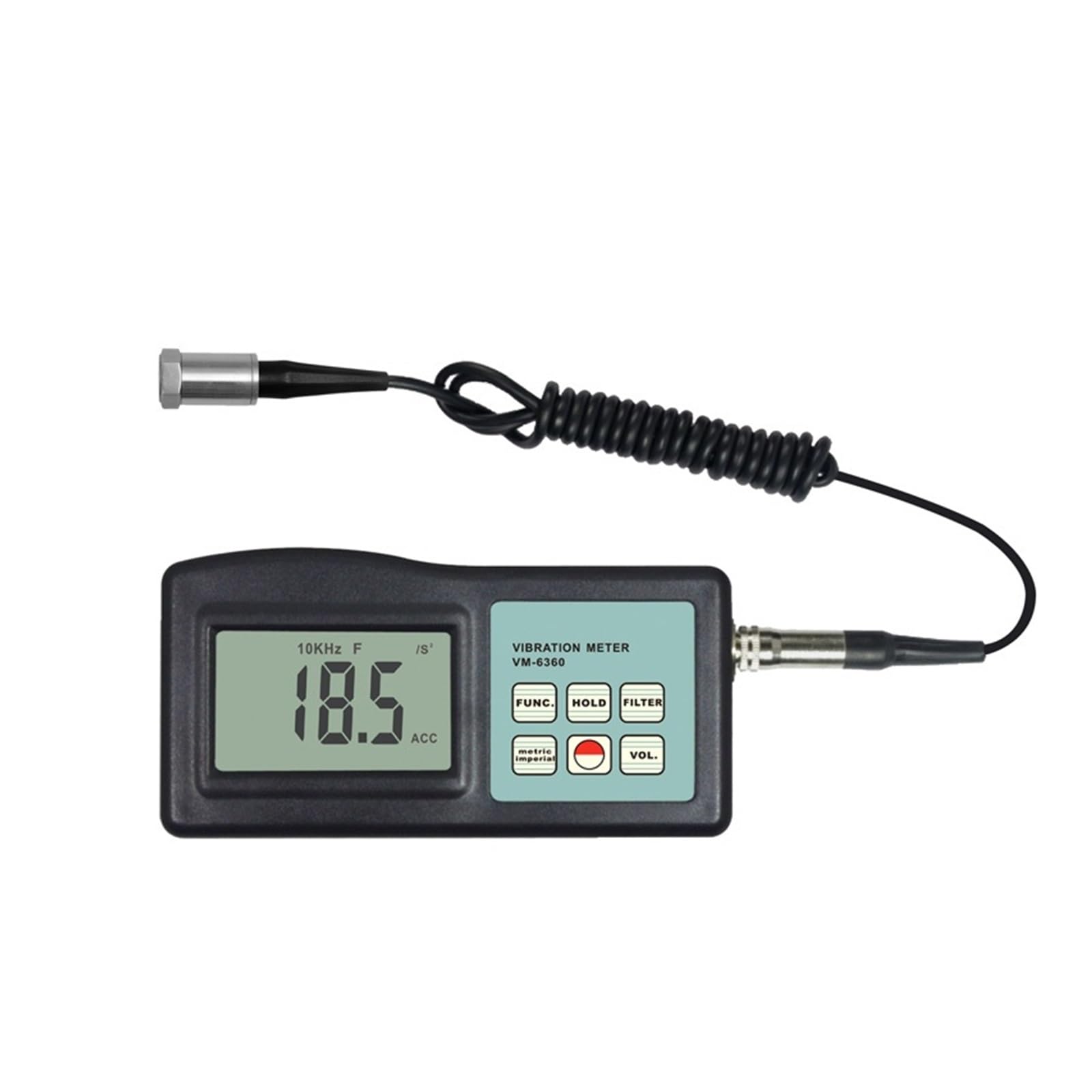 Medidor De Vibraciones, Portátil, VM-6360, Probador