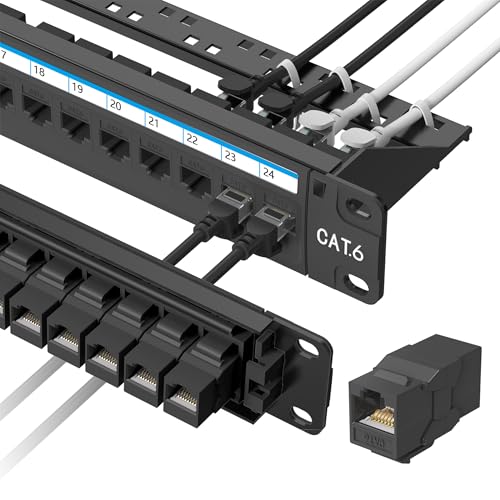 Jadaol 24 Port Cat6 Keystone