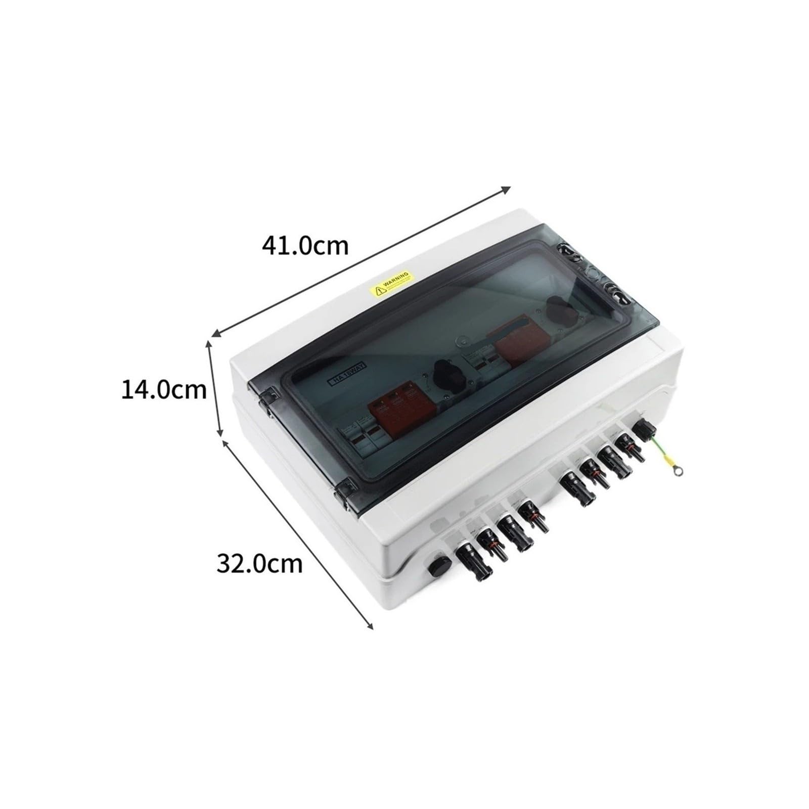 Obudowa kombinacji fotowoltaicznej 2 wejścia 2 wyjścia DC 1000 V PV