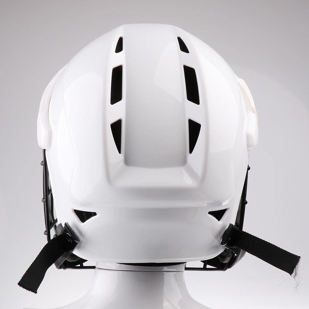 harayaa Casco de Hockey sobre Hielo Ajustable Unisex con Combo - Resistencia Al Impacto