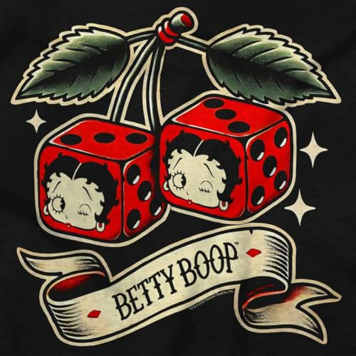 Brisco Brands Retro Betty Boop Cherry Dice Tattoo Baby Bodysuit Jumper Girls2