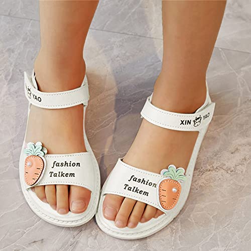 Girl Tennis Shoes Thick Soles Soft Soles Middle and Large Children Children School Sandals Beach Shoes Baby Sandals Size 52