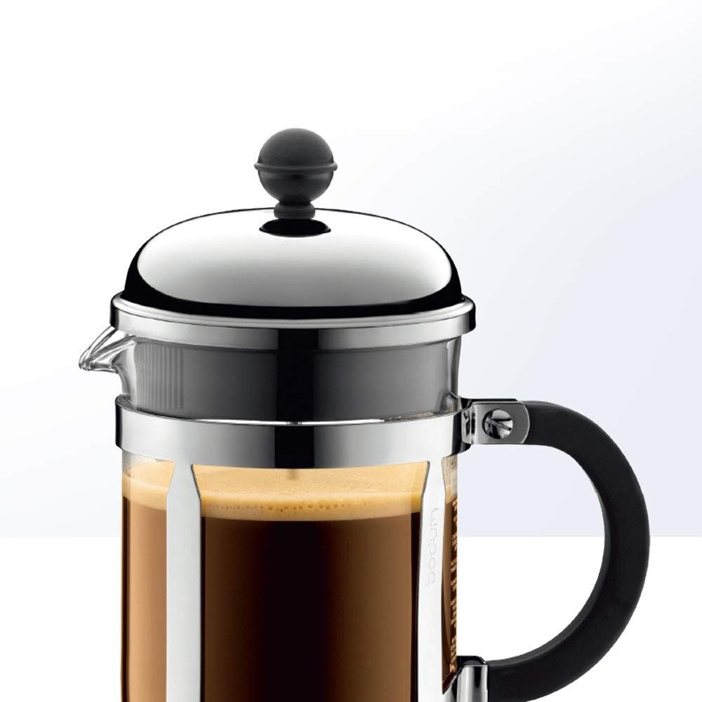 French Press Ekspres do kawy French Press Pot 500 ml Stal nierdzewna Ręczna prasa Dzbanek do kawy Odporny na ciepło prasa filtracyjna Czajniczek do filtrowania kawy
