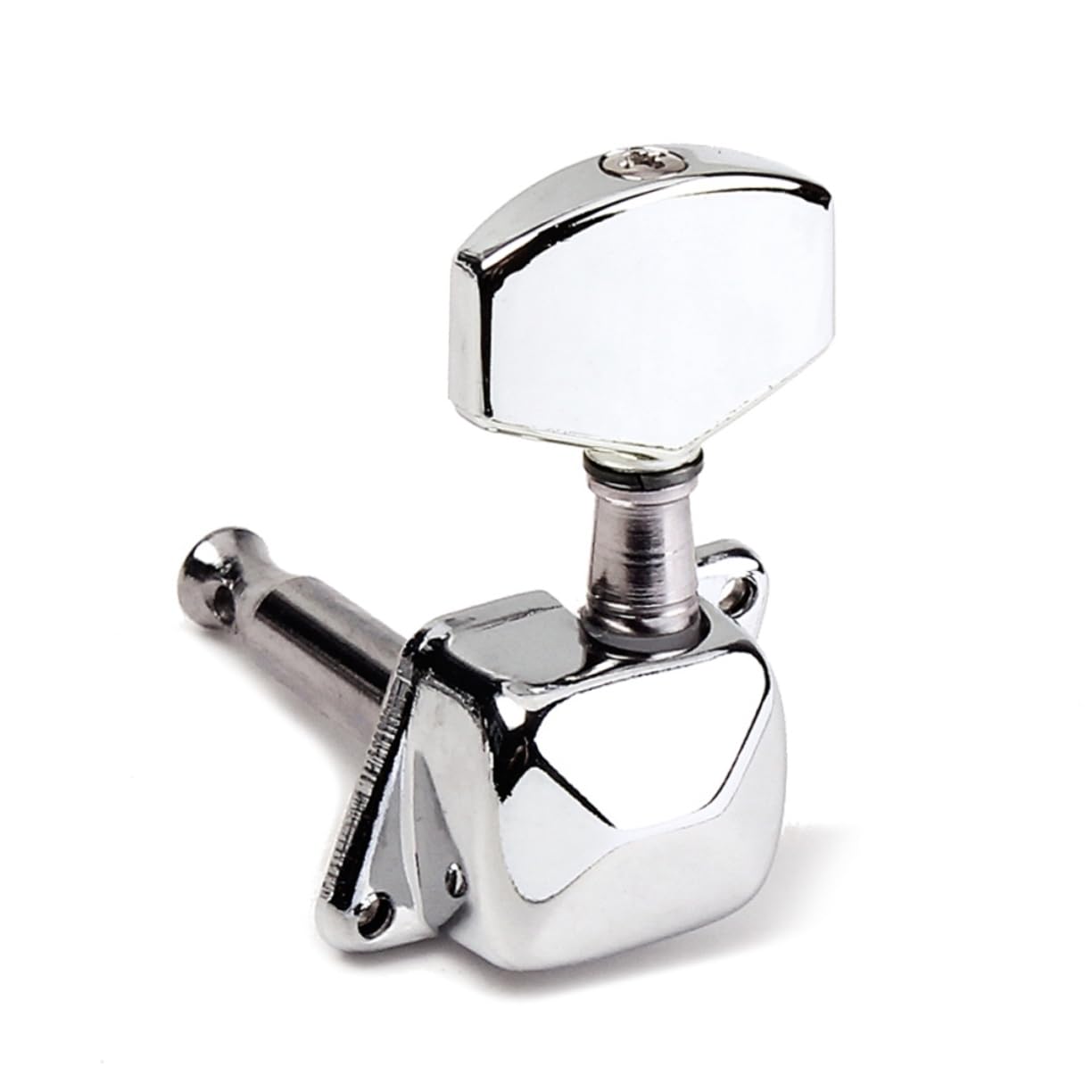 Yardwe 6Pcs Guitar Tuning Pegs Machine Heads Lr Semiclosed Design for Acoustic Electric Guitars Durable Body Easy Installation with Ferrules Screws Included