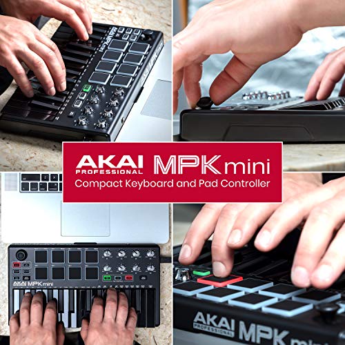 Teclado Controladora Akai Mpk Mini 2 Black Xus