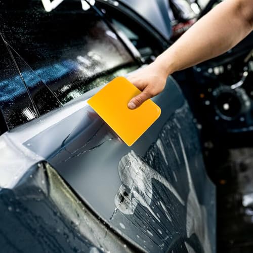 Guduling 9 Stück Malerspachtel Kunststoff, Plastikspachtel, Wiederverwendbares Kunststoffspachtel zum Auftragen von Füllstoffen,Lackreparaturen,Spachtelmassen,Glasuren und Dichtungsmassen